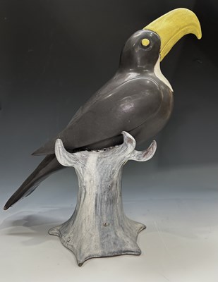 Lot 127 - Tessa Fuchs (British, 1936-2012), a glazed...