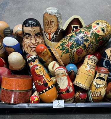 Lot 5 - A large collection of Russian/Matryoshka...