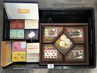 Lot 11 - A late 19th century French card game, 'Le Jeu...