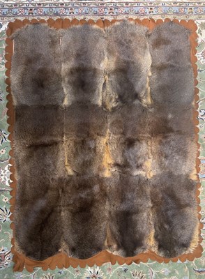 Lot 502 - Large fur rug, deer/Cervidae taxonomic...