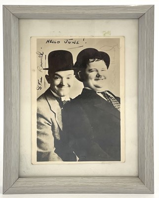 Lot 280 - Stan Laurel (1890-1965) and Oliver Hardy (1892-...