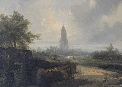 Lot 278 - W.S.J. Nayer (19th Century), The Hague, titled...