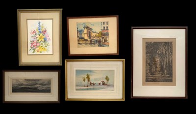 Lot 353 - Frank Short (British, 1857-1945), landscape...