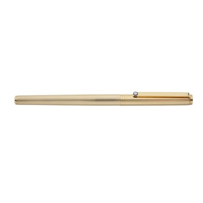 Lot 308 - Montblanc, a gold-plated Noblesse Slimline fluted rollerball pen.
