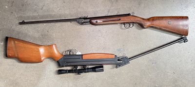 Lot 76 - ASI Statical .22 hunting air rifle, introduced...