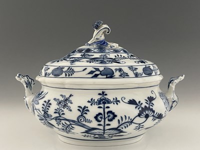 Lot 358 - A Japanese Arita ware jug, blue and white,...