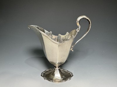 Lot 362 - An Edinburgh silver, Adam-style creamer,...