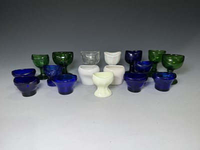 Lot 41 - A large collection of ceramic and glass eye...