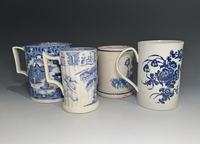 Lot 139 - A Worcester cylindrical mug, circa 1770,...