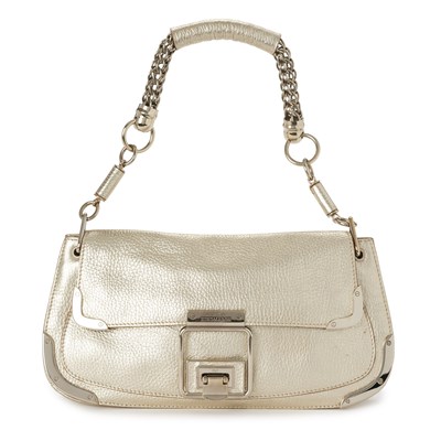 Lot 200 - Anya Hindmarch, a gold leather handbag.
