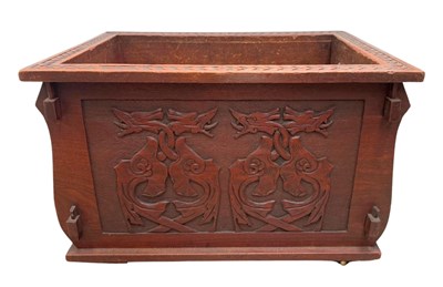 Lot 599 - An Arts and Crafts Glasgow School wine cooler...