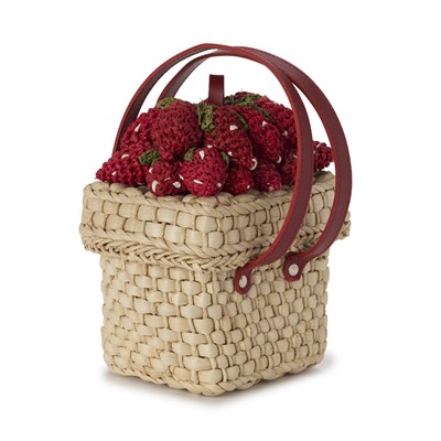 Lot 294 - Lulu Guinness, a Strawberry Basket bag.