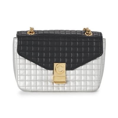 Lot 216 - Celine, a medium C Flap handbag.