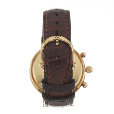 Lot 155 - IWC, an 18ct gold Da Vinci Perpetual Calendar wrist watch