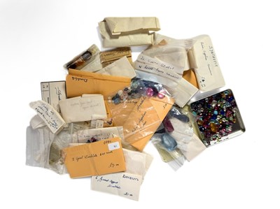 Lot 461 - A selection of loose synthetic gemstones, doublets, pastes etc.