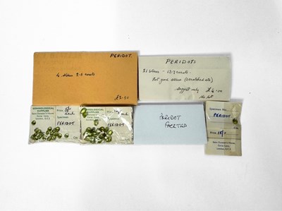Lot 454 - A selection of loose peridots