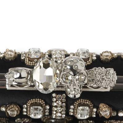 Lot 198 - Alexander McQueen, an embellished Knuckle Box clutch.