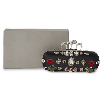 Lot 198 - Alexander McQueen, an embellished Knuckle Box clutch.