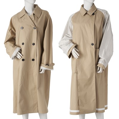 Lot 298 - Max Mara, a reversible trench coat.