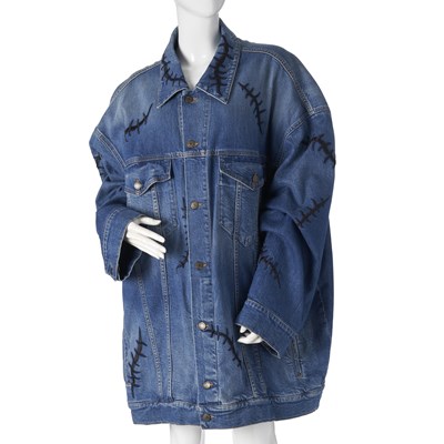 Lot 314 - Moschino Couture!, an oversized denim jacket.