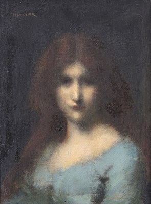 Lot 305 - Jean Jacques Henner (French, 1829-1905),...