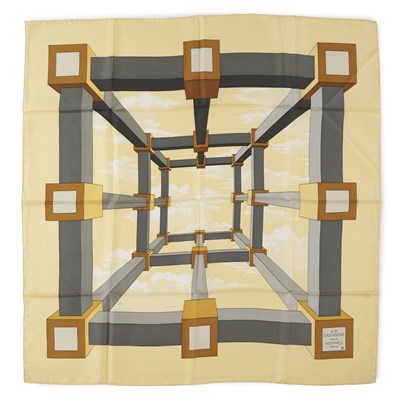 Lot 267 - Hermes, a Perspective silk scarf.