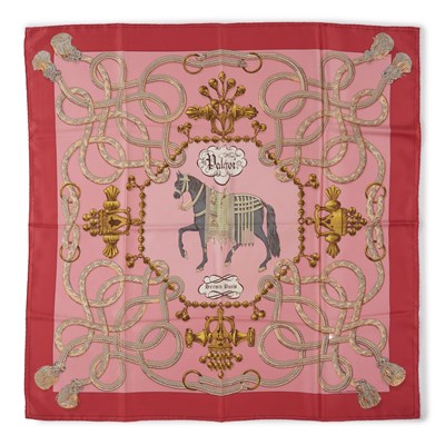 Lot 268 - Hermes, a Palefroi silk scarf.