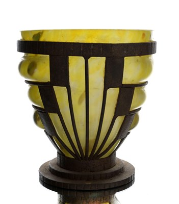 Lot 433 - Louis Majorelle for Daum, an Art Deco Verrier...