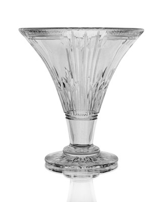 Lot 442 - Ludwig Kny for Stuart, an Art Deco cut glass...