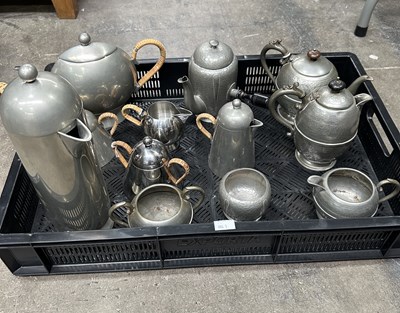 Lot 33 - A late 20th century Nick Munro, pewter and...