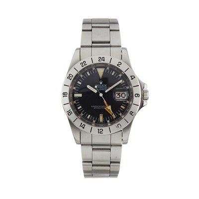Lot 166 - Rolex, a stainless steel Oyster Perpetual Date Explorer II 'Steve McQueen' bracelet watch