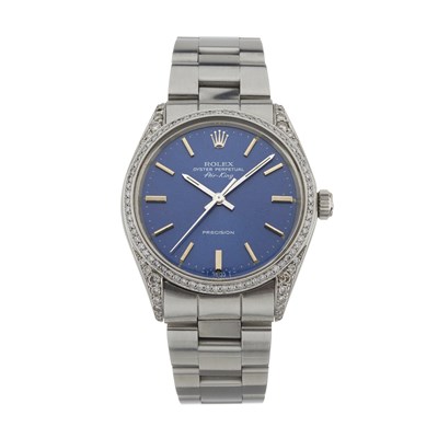 Lot 167 - Rolex, a stainless steel Oyster Perpetual Air-King bracelet watch