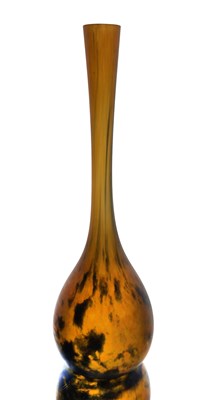 Lot 432 - A French Art Deco pate de verre glass vase,...