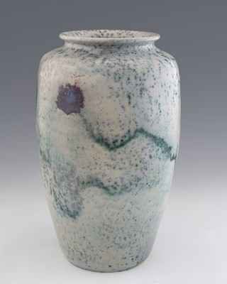 Lot 525 - Ruskin Pottery, a large High Fired vase, 1926,...