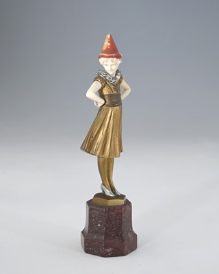 Lot 129 - Ferdinand Preiss, an Art Deco gilt and...