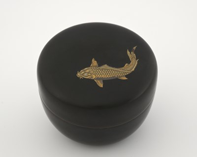 Lot 338 - A Japanese Maki e lacquered box and cover,...