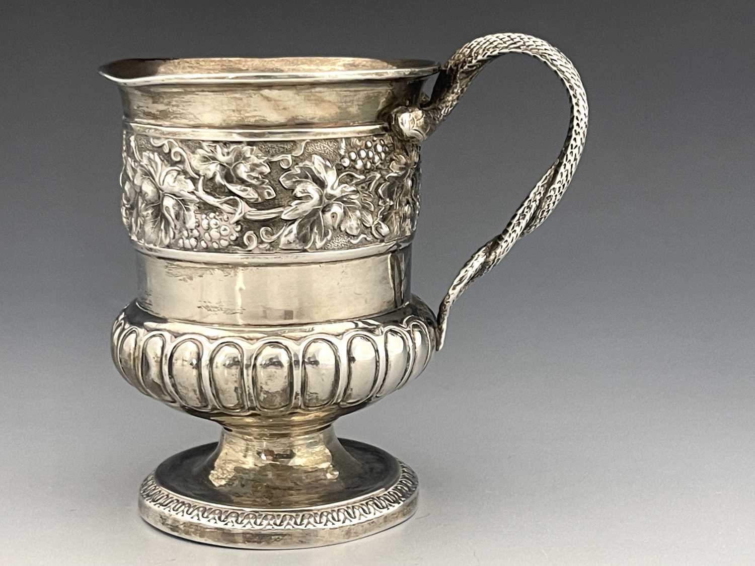 Lot 201 - A George III silver mug, Rebecca Emes and...