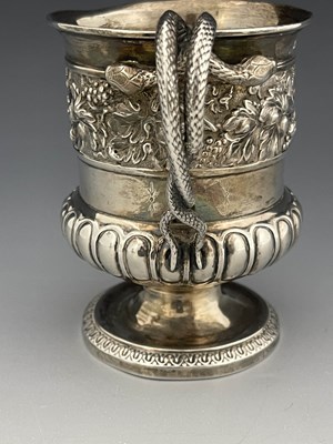 Lot 201 - A George III silver mug, Rebecca Emes and...