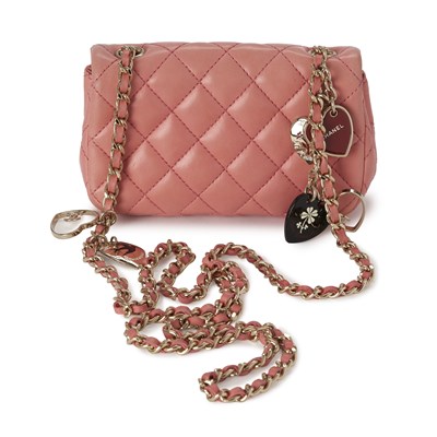 Lot 223 - Chanel, a Mini Valentine Single Flap handbag.