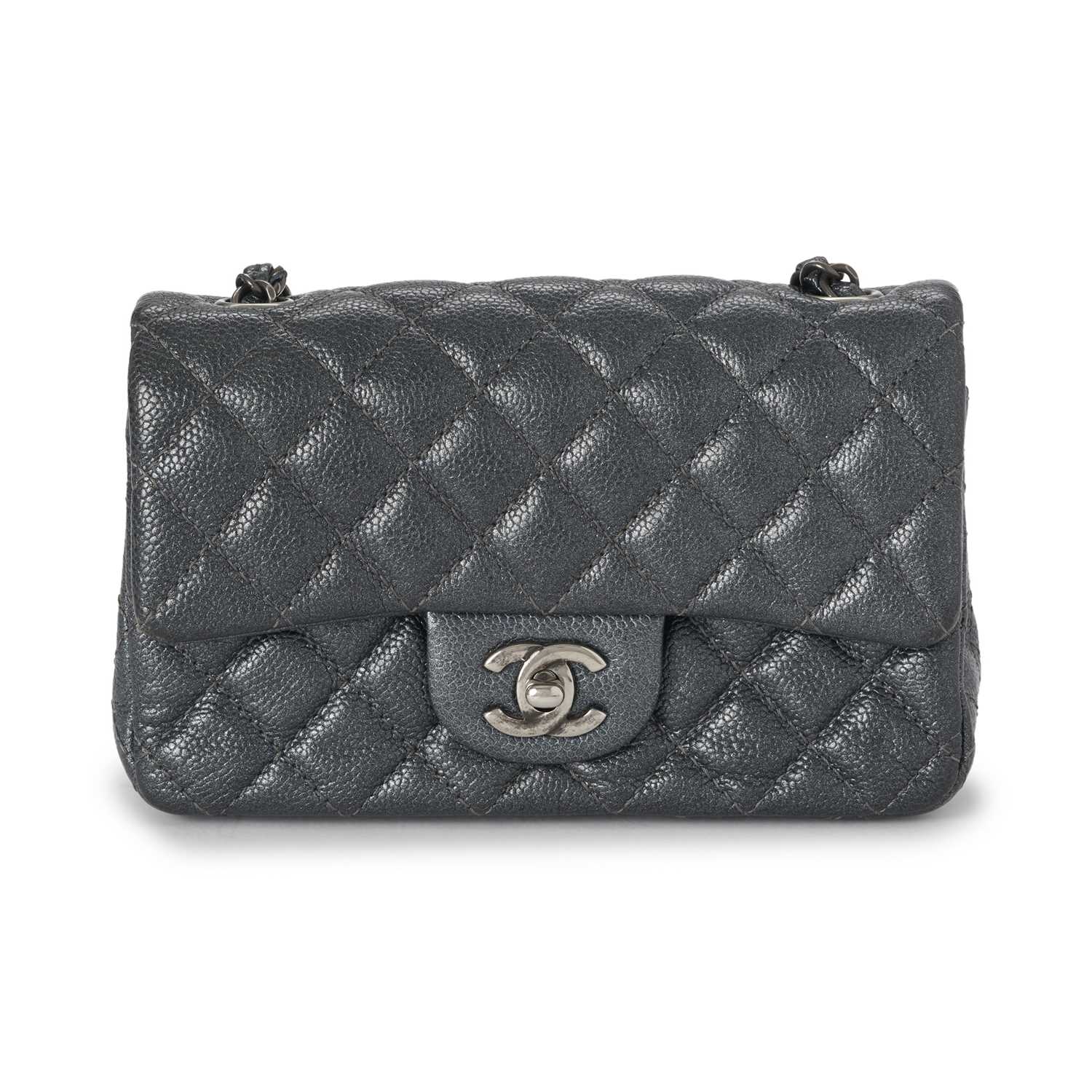 Lot 219 - Chanel, a Mini Rectangular Classic Single Flap handbag.