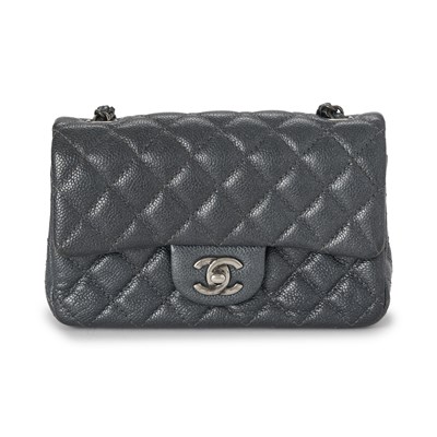 Lot 219 - Chanel, a Mini Rectangular Classic Single Flap handbag.