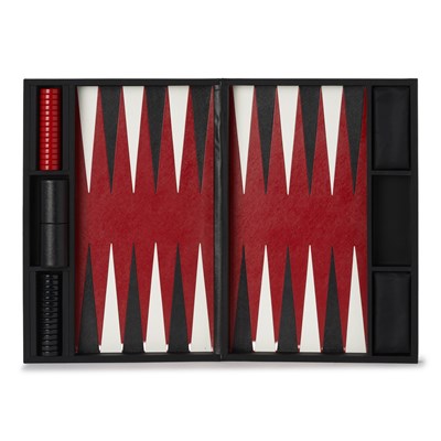 Lot 327 - Prada, a Tessuto Backgammon full playing set.