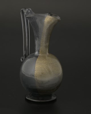 Lot 423 - An Italian Murano glass jug, facon de venise,...