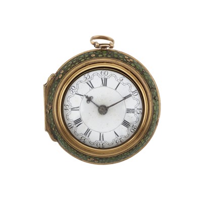 Lot 186 - R. Tompson, London, a later 18th century Dutch triple case pocket watch