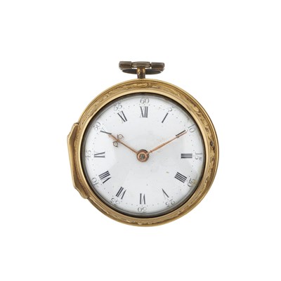 Lot 185 - J. Richards, London, a late 18ct century pair case pocket watch