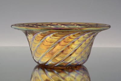 Lot 430 - A Secessionist iridescent glass bowl, probably...