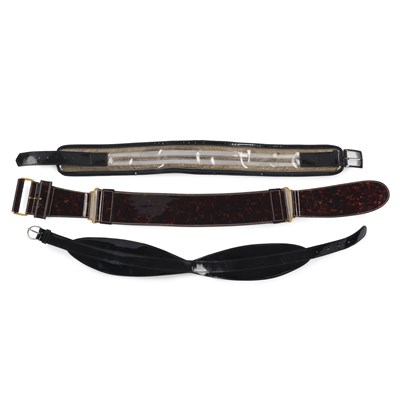 Lot 355 - Three designer belts.
