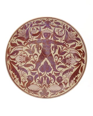 Lot 489 - William De Morgan, an Arts and Crafts lustre...