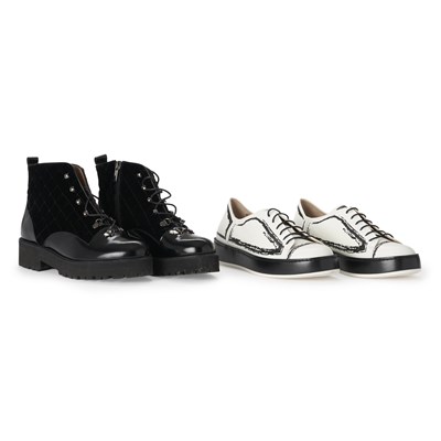 Lot 297 - Marina Rinaldi, two pairs of shoes.