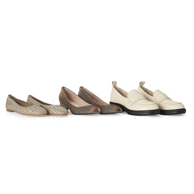 Lot 356 - Three pairs of designer shoes.